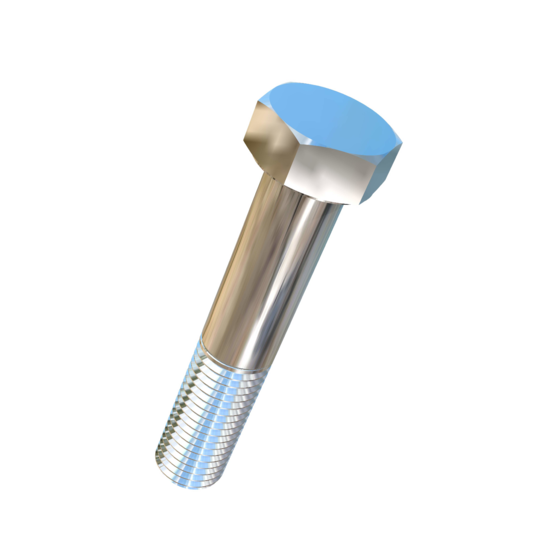 Titanium 7/8-9 X 4-1/2 UNC Allied Titanium Hex Head Bolt (No Dimple)